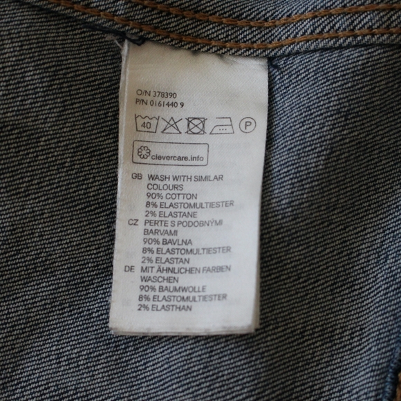 H&M | Denim Blue Jean Jacket Cropped - Picture 7 of 7